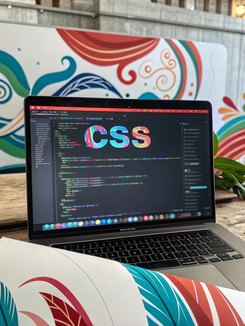 A visually appealing CSS stylesheet with various selectors and properties highlighted. The image should showcase the power of CSS in styling web pages.